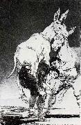 Francisco Goya Tu que no puedes USA oil painting artist